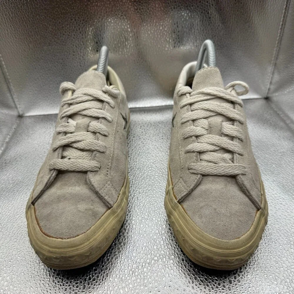Size 5 Converse One Star Pro Low Top Made in USA Beige‎ Suede Womens Shoes